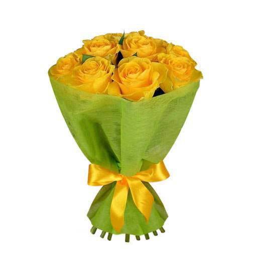 букет из 7 желтых роз